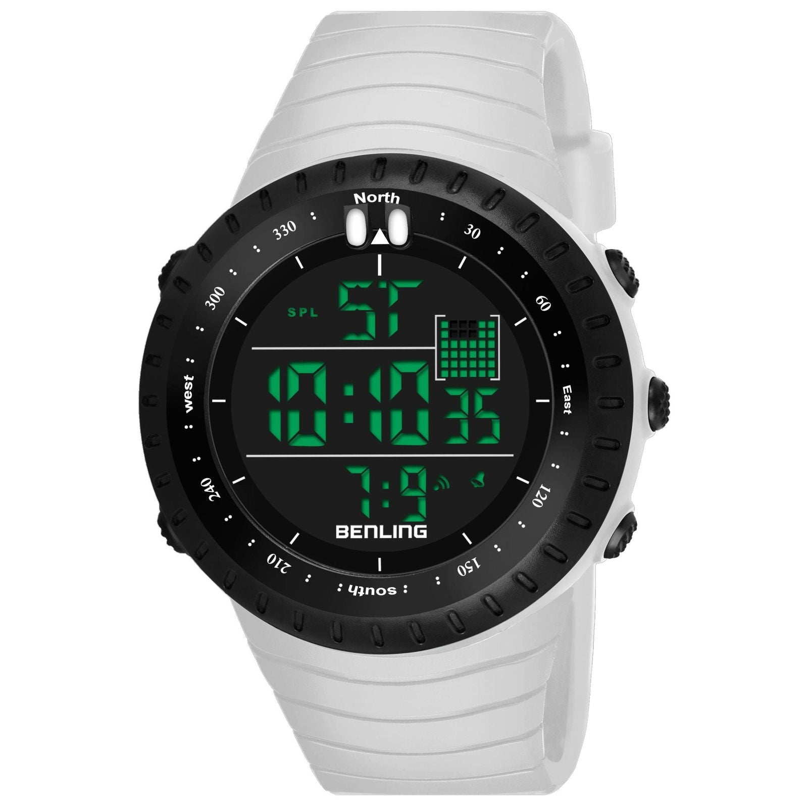 Vintage Collection Digital Watch for Men – Boys with Stopwatch | Calendar Alarm | EL Backlight | 6051