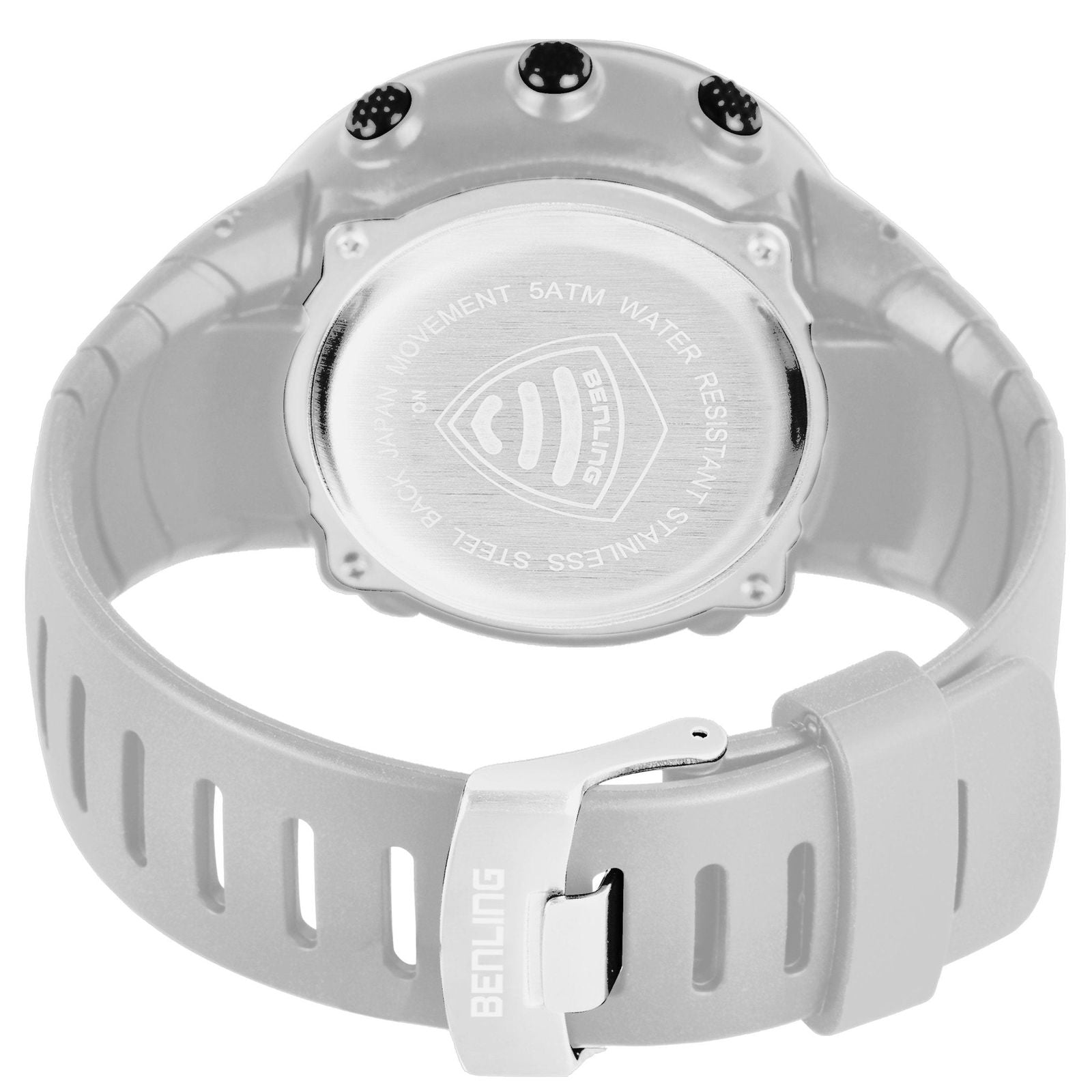 Vintage Collection Digital Watch for Men – Boys with Stopwatch | Calendar Alarm | EL Backlight | 6051