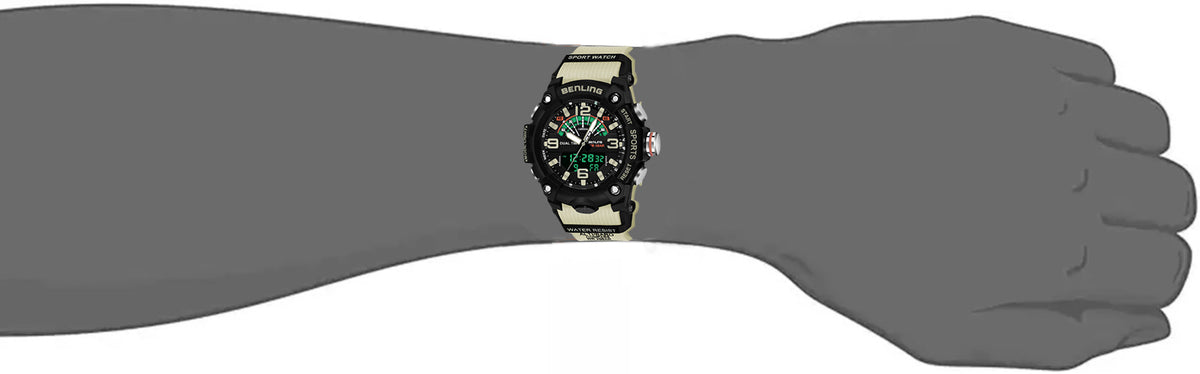 Benling Men’s 5-Color Analog Digital Watch – SKBLANDG-6008 My Store