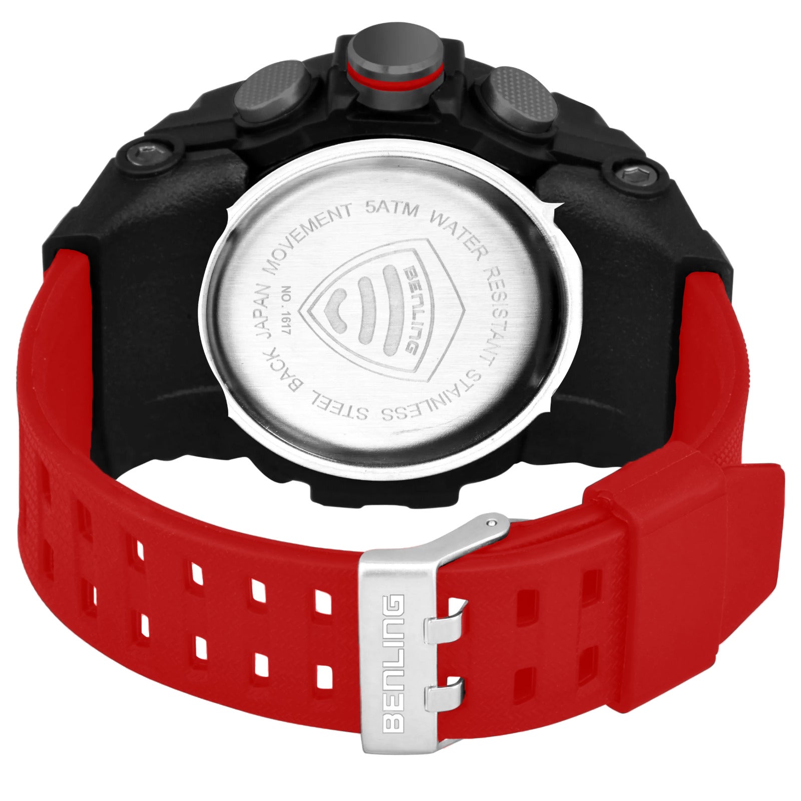 Benling Men’s 5-Color Analog Digital Watch – SKBLANDG-6008