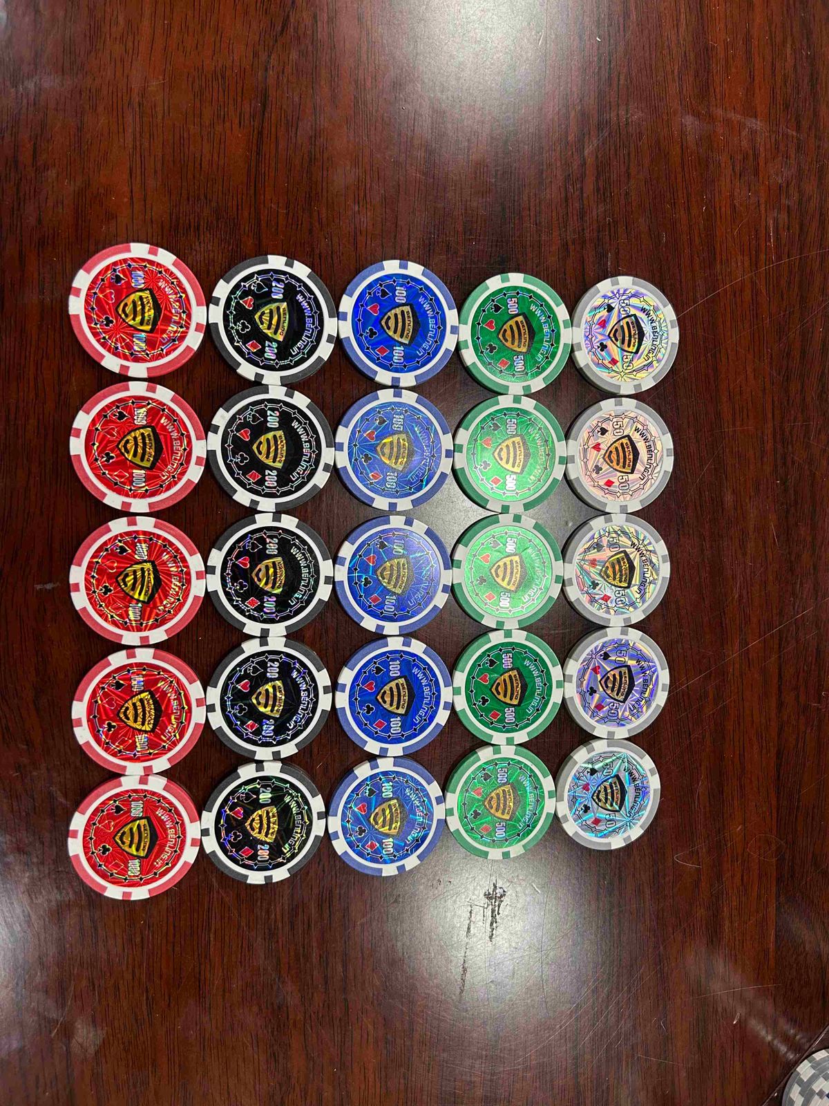 Benling Casino Series – Roulette Quartz Watch with Premium Casino Chips & Roulette Game Map