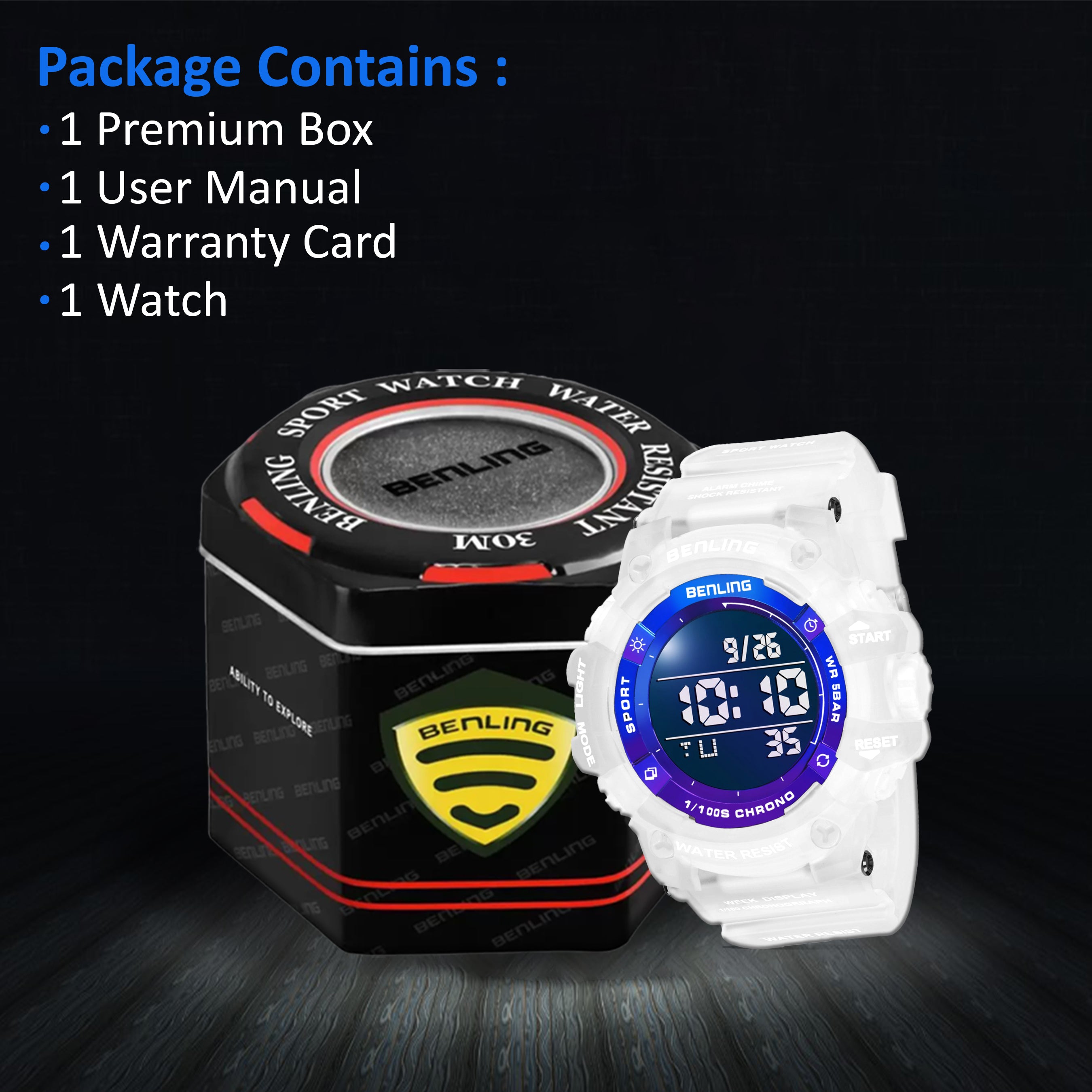Multifunctional Digital Watch with Stopwatch | Calender | Alarm | Sports – Formal Casual Wear- 6063