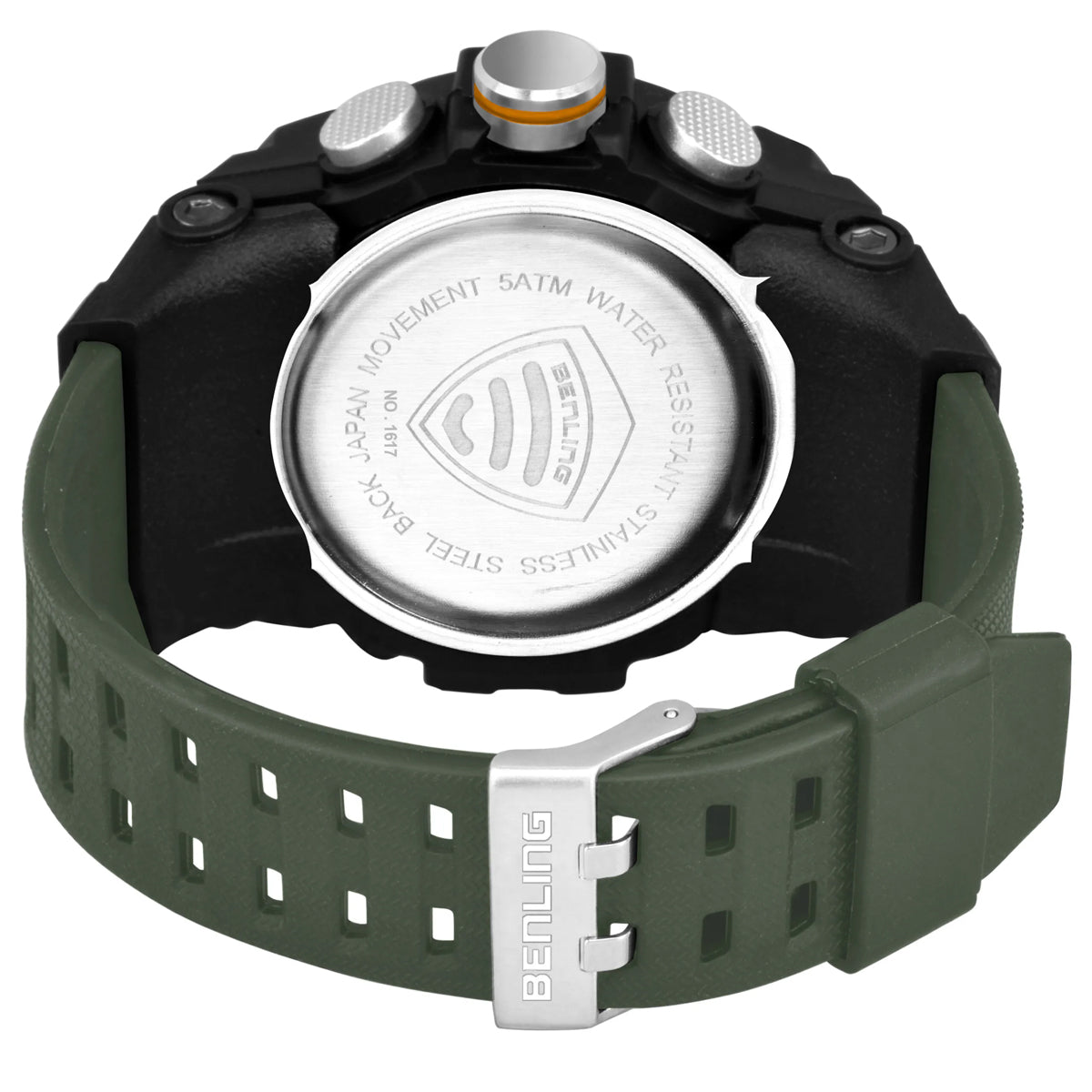 Benling Men’s 5-Color Analog Digital Watch – SKBLANDG-6008