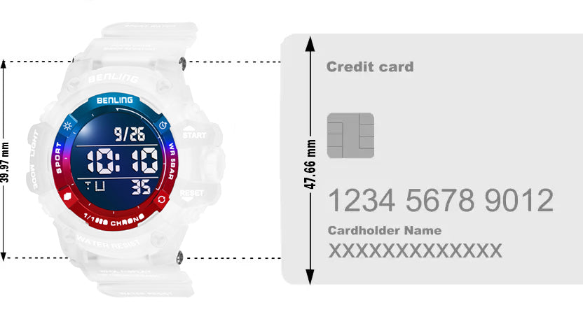 Multifunctional Digital Watch with Stopwatch | Calender | Alarm | Sports – Formal Casual Wear- 6063