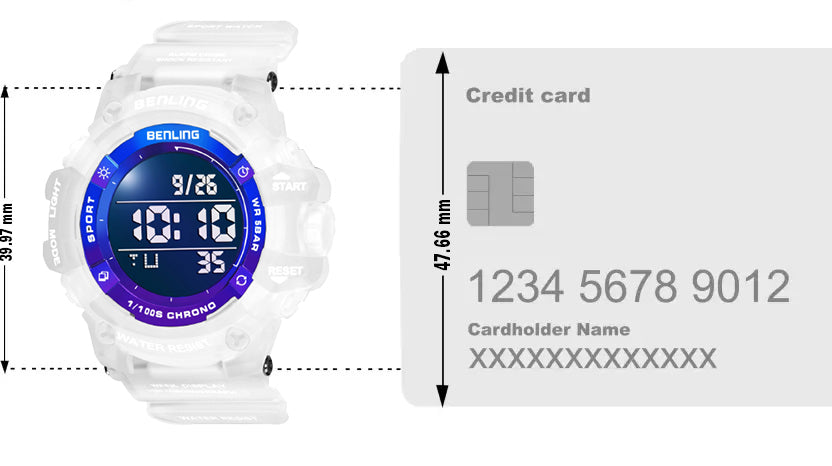 Multifunctional Digital Watch with Stopwatch | Calender | Alarm | Sports – Formal Casual Wear- 6063