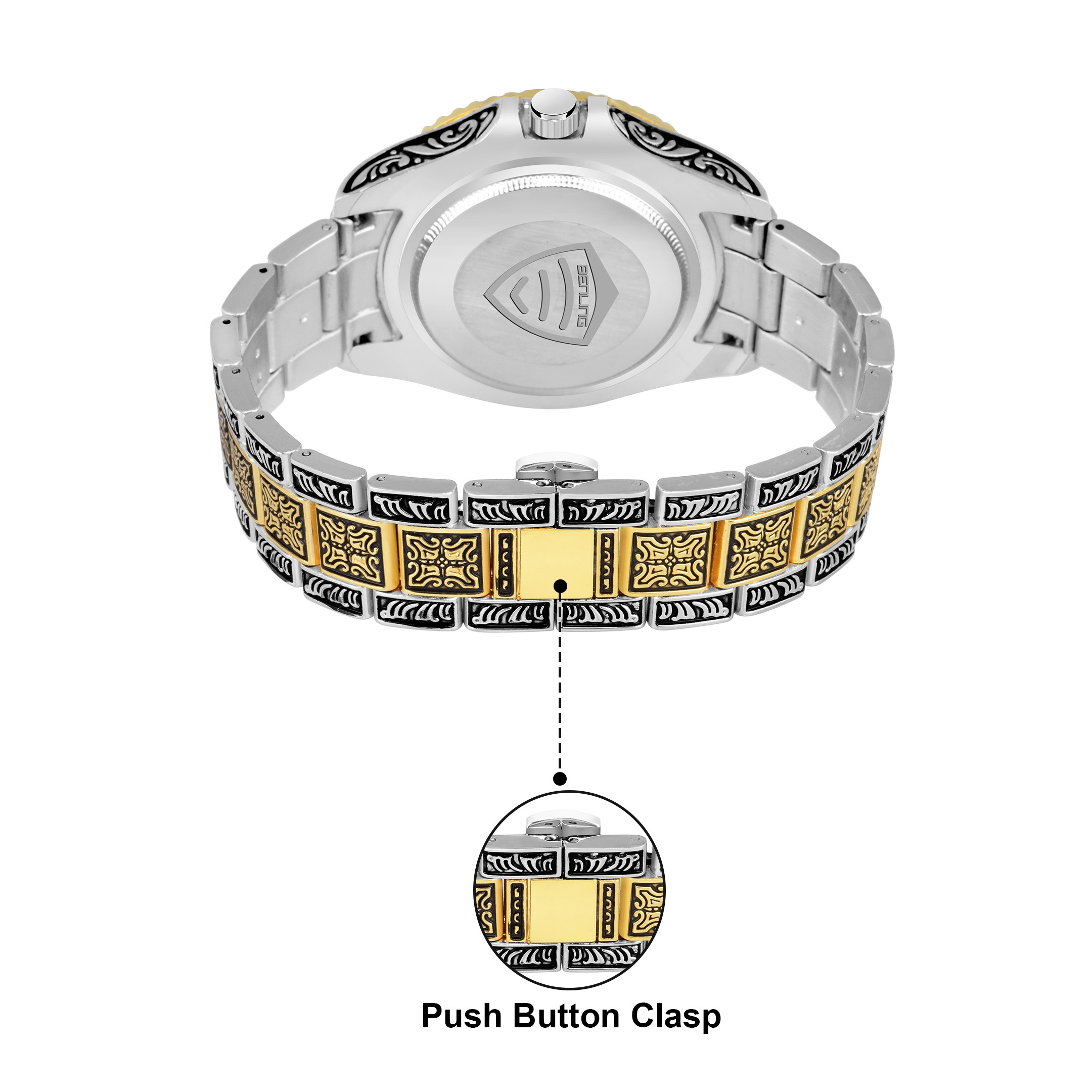 Buy Men's Watch - Thin Minimalist 42mm Large Dial Watch - Modern Fashion  Men's Unisex Dress Watch - Double Strap Dark Style Watch at Amazon.in
