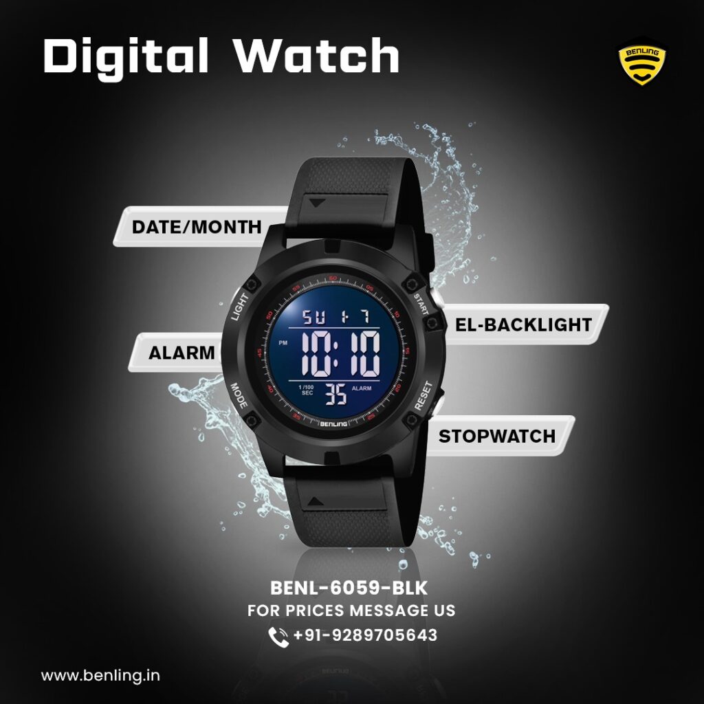 New Digital Watch and Analog Watch